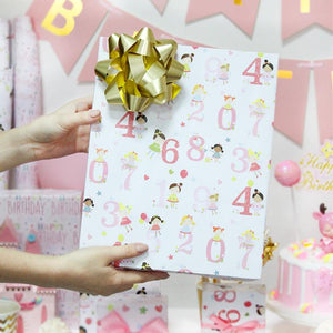 Birthday Girl "Just for You" Wrapping Paper Sheets