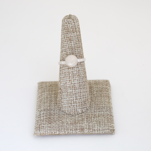 Gemstone Stacking Rings - Opal, Chrysoprase, Lapis, Malachite or Moonstone