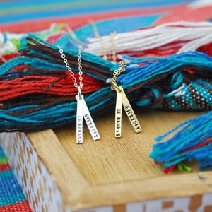 "Be Badass Everyday" Quote Necklace