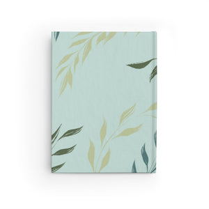 Meraki Paper - Aegean Windy Leaves Blank Journal - Back View