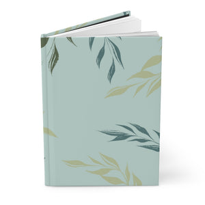 Meraki Paper - Aegean Windy Leaves Hardcover Journal - Standing Up