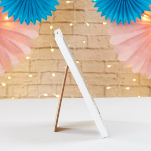 Meraki Paper - Baby Shower Guest Book Alternative Frame - Side View