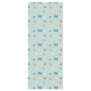 Meraki Paper - Blue-Grey Holiday Wrapping Paper - Presents & Ornaments - 24x60