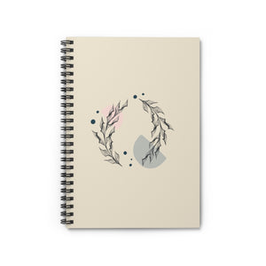 Meraki Paper - Circular Branches Spiral Notebook - Front View