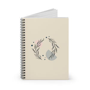 Meraki Paper - Circular Branches Spiral Notebook - Standing Up
