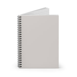 Meraki Paper - Dove Spiral Notebook - Standing Up