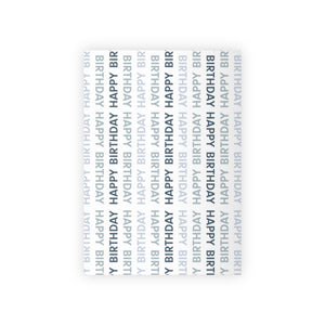 Meraki Paper - Happy Birthday Wrapping Paper Roll - Blue - 28x39