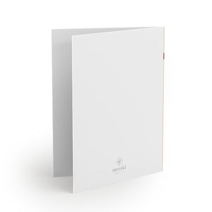 Meraki Paper - Holiday Greeting Cards - Christmas Bells - Back View
