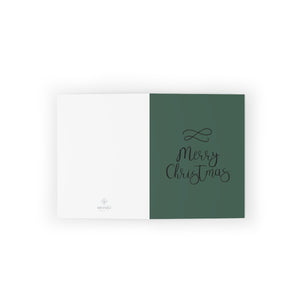 Meraki Paper - Holiday Greeting Cards - Cursive Merry Christmas - Flat View