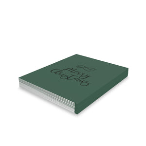 Meraki Paper - Holiday Greeting Cards - Cursive Merry Christmas - Pack of 24