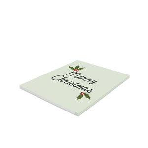 Meraki Paper - Holiday Greeting Cards - Holly Merry Christmas - Pack of 8