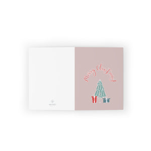 Meraki Paper - Holiday Greeting Cards - Merry Christmas Tree - Flat View