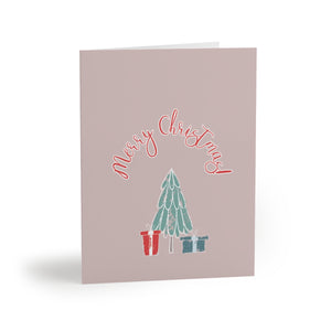 Meraki Paper - Holiday Greeting Cards - Merry Christmas Tree - Front View