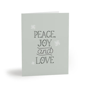 Meraki Paper - Holiday Greeting Cards - Peace, Joy & Love - Meraki Paper