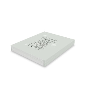 Meraki Paper - Holiday Greeting Cards - Peace, Joy & Love - Pack of 24