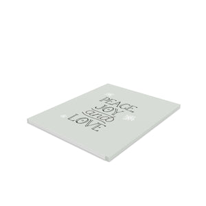 Meraki Paper - Holiday Greeting Cards - Peace, Joy & Love - Pack of 8