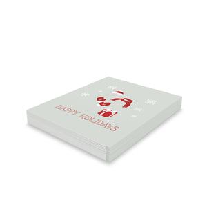 Meraki Paper - Holiday Greeting Cards - Red Happy Holidays - Pack of 24