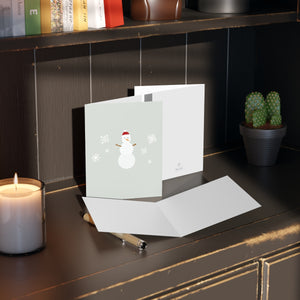 Meraki Paper - Holiday Greeting Cards - Snowman & Snowflakes - In Use