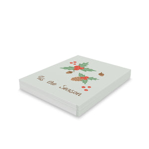 Meraki Paper - Holiday Greeting Cards - Tis the Season - Pack of 24