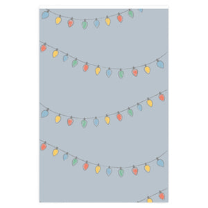 Meraki Paper - Holiday Wrapping Paper - Christmas Lights - 24x36