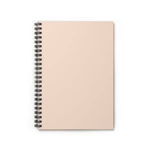 Meraki Paper - Light Salmon Spiral Notebook - Front View