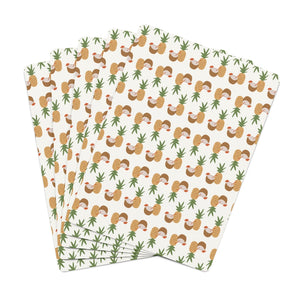 Meraki Paper - Poker Cards - Pina Coladas - Back View