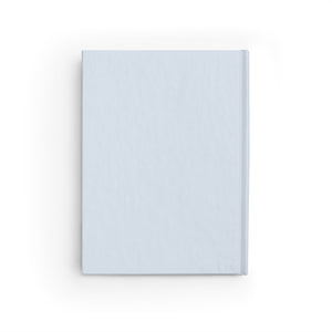 Meraki Paper - Powder Blue Ruled Line Hardcover Journal - Back View