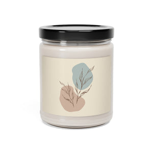 Meraki Paper - Sepia Leaves Scented Soy Wax Candle - Closed