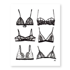Bra Lingerie Art Print