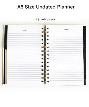 Weekly/Monthly Undated Planner - Lingerie | Meraki Paper