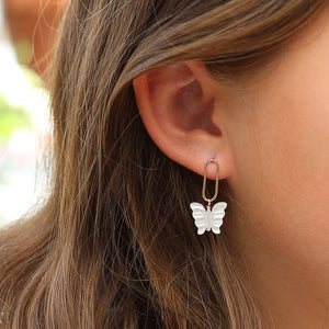 Indra Butterfly Link Earrings