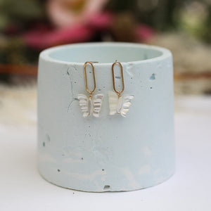 Indra Butterfly Link Earrings