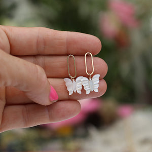 Indra Butterfly Link Earrings