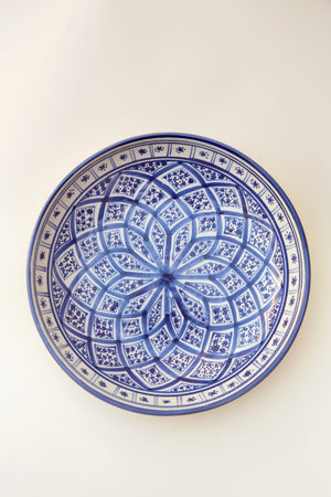 Hand-Painted Tunisian Serving Bowl