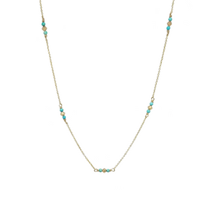 Turquoise Beaded Necklace