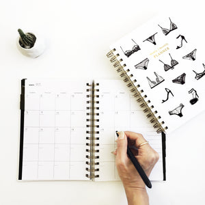 Weekly/Monthly Undated Planner - Lingerie | Meraki Paper