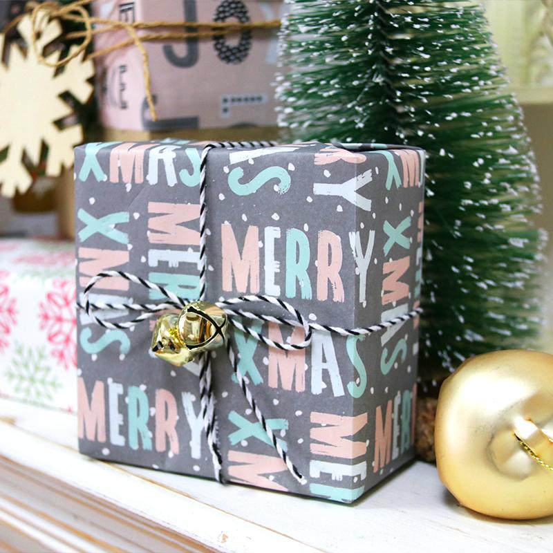 Merry Xmas Wrapping Paper Sheets