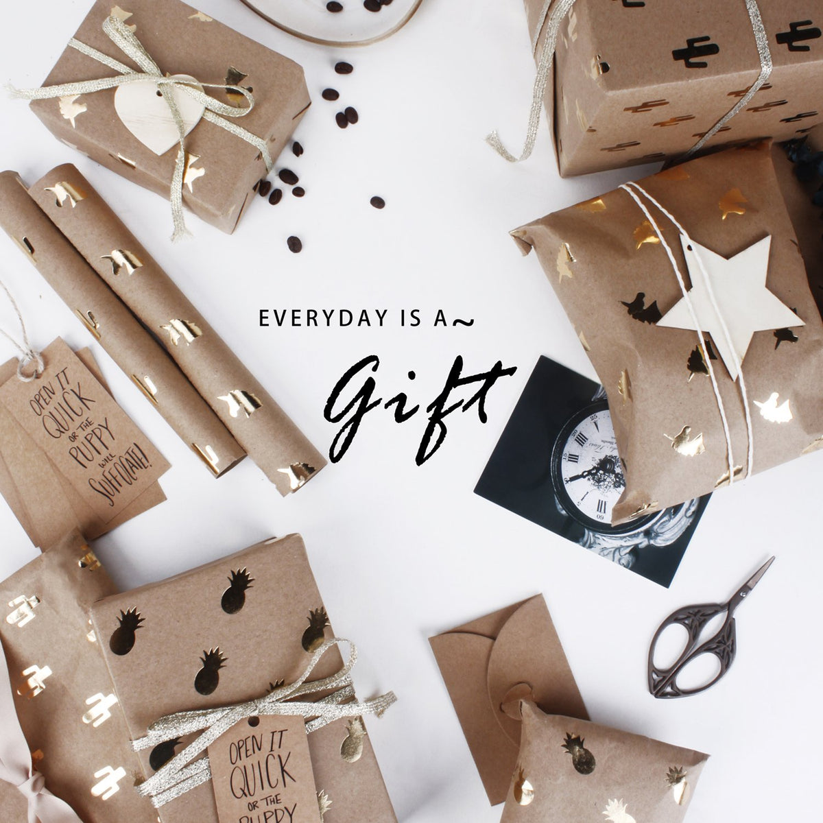 &quot;Unicorn/Pineapple/Cactus&quot; Wrapping Paper