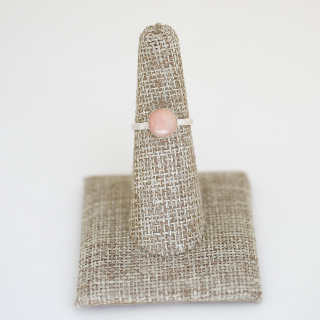 Gemstone Stacking Rings - Opal, Chrysoprase, Lapis, Malachite or Moonstone