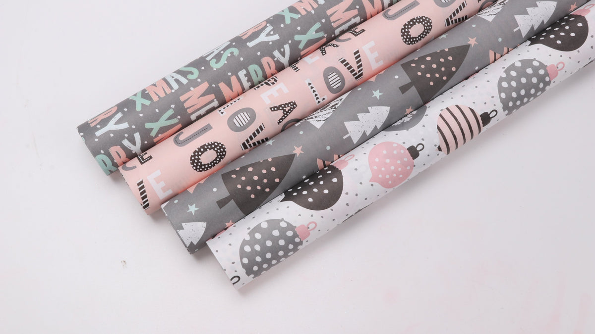 Merry Xmas Wrapping Paper Sheets