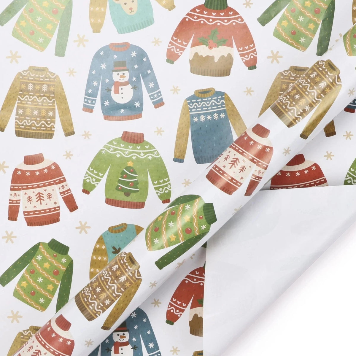&quot;Ugly Xmas Sweater&quot; Wrapping Paper Sheets