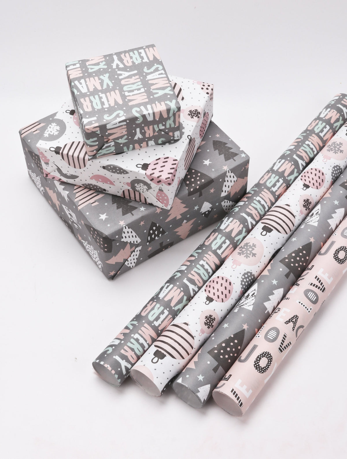 Merry Xmas Wrapping Paper Sheets