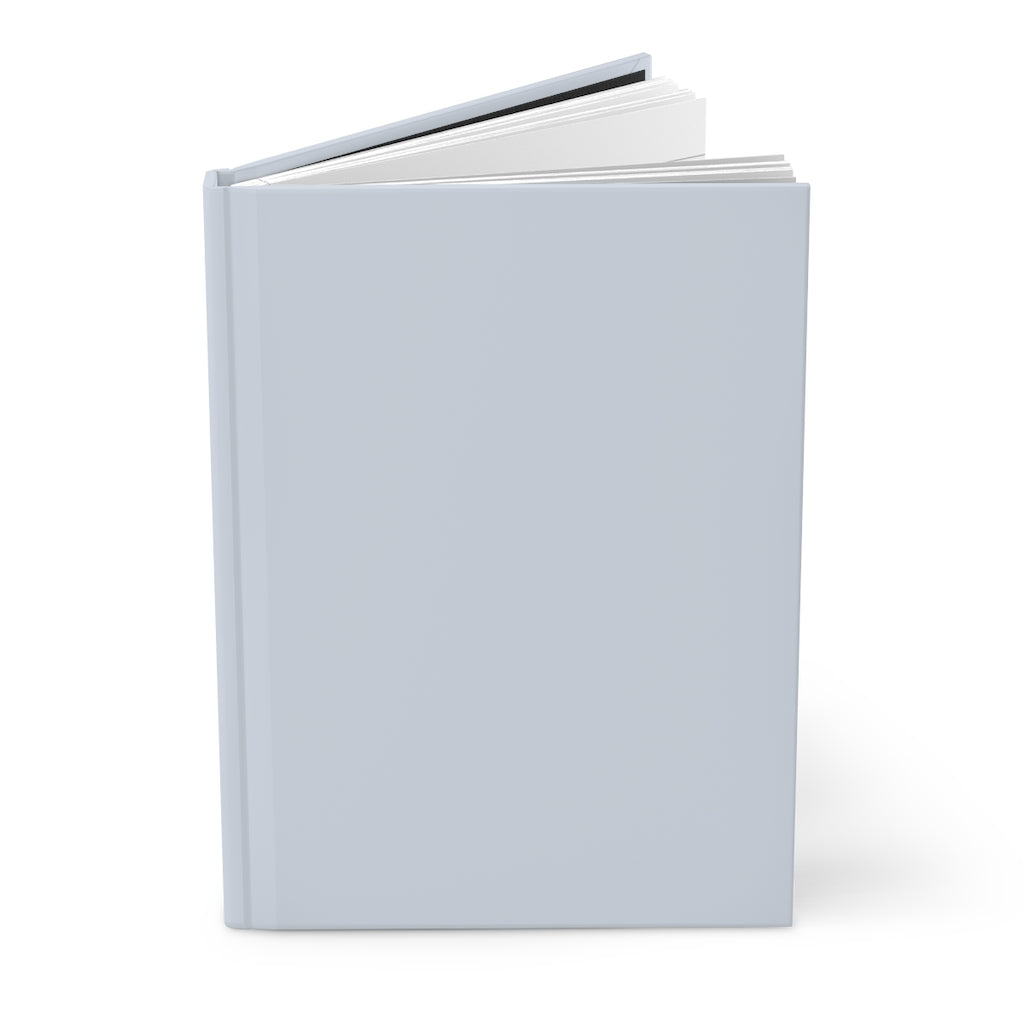 Lifestyle Details - Powder Blue Hardcover Journal - Standing Up