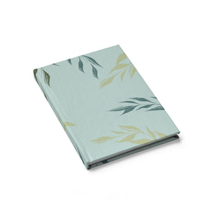 Meraki Paper - Aegean Windy Leaves Blank Journal - Laid Flat