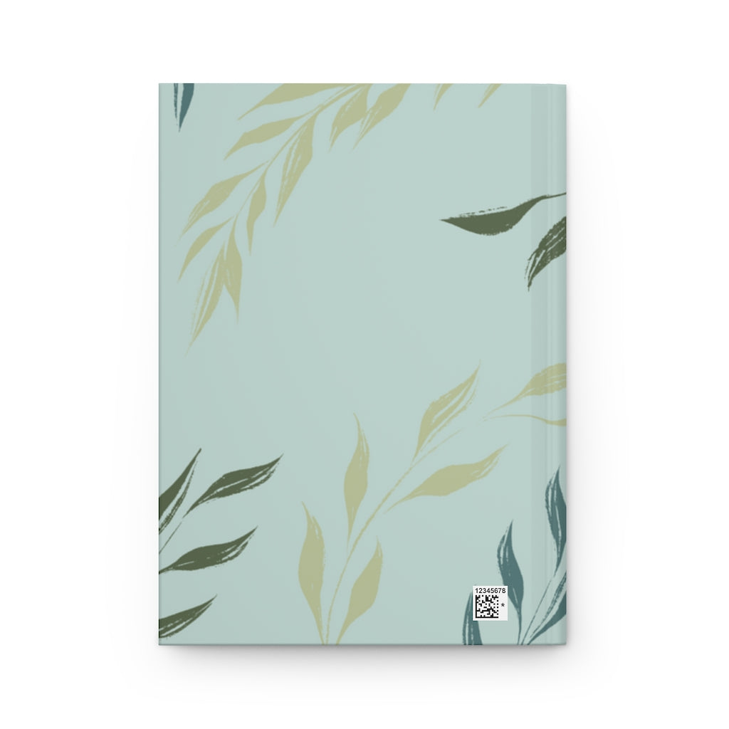 Meraki Paper - Aegean Windy Leaves Hardcover Journal - Back View