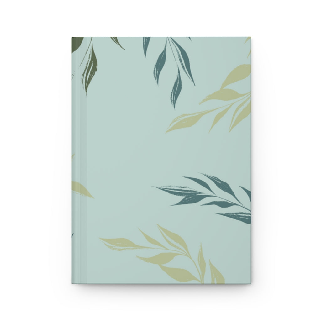 Meraki Paper - Aegean Windy Leaves Hardcover Journal - Front View