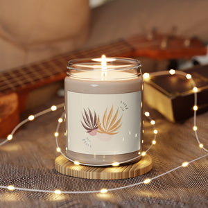 Meraki Paper - Autumn Palms Scented Soy Wax Candle - In Use