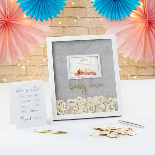 Meraki Paper - Baby Shower Guest Book Alternative Frame - Front View