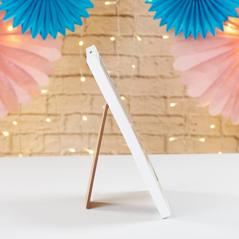 Meraki Paper - Baby Shower Guest Book Alternative Frame - Side View