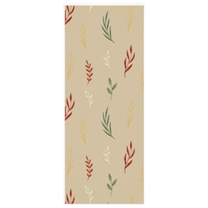 Meraki Paper - Beige Holiday Wrapping Paper - Colorful Garland - 24x60